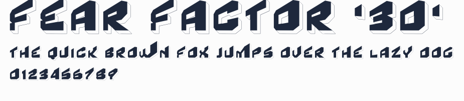 Fear Factor '3D'預覽圖