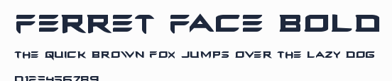 Ferret Face Bold預覽圖