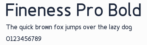 Fineness Pro Bold預覽圖
