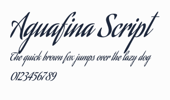 Aguafina Script預覽圖