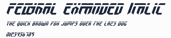 Fedyral Expanded Italic預覽圖