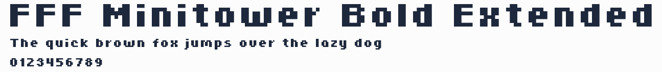 FFF Minitower Bold Extended