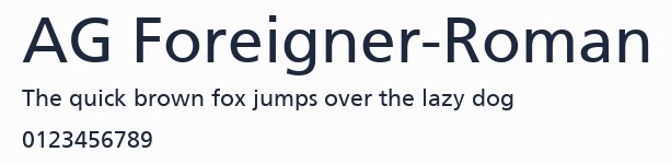 AG Foreigner-Roman