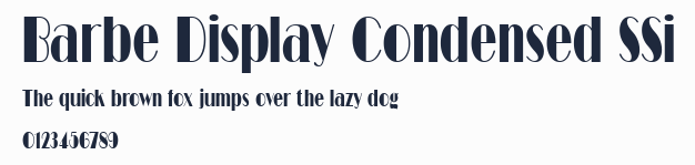 Barbe Display Condensed SSi預覽圖