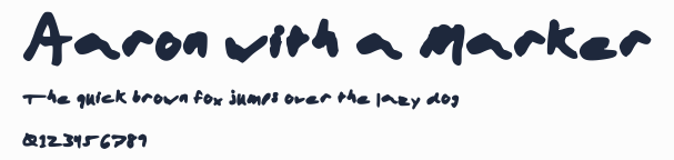 Aaron with a Marker預覽圖