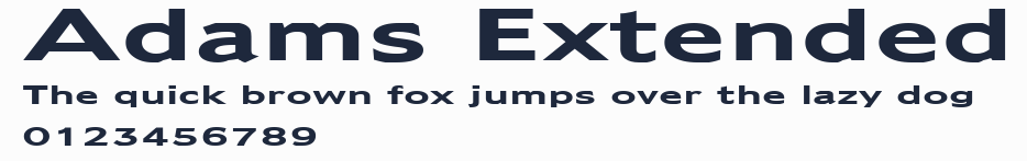 Adams Extended預覽圖