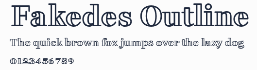 Fakedes Outline預覽圖