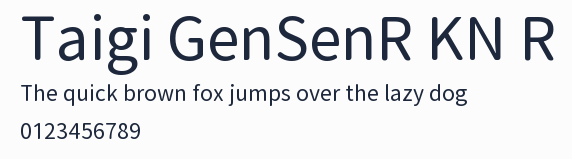 Taigi GenSenR KN R預覽圖