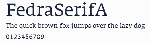 FedraSerifA