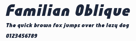 Familian Oblique預覽圖