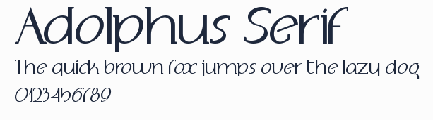 Adolphus Serif