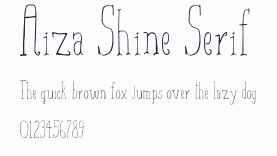 Aiza Shine Serif