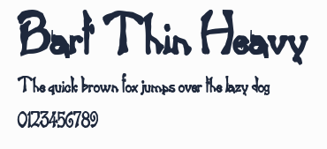 Bart Thin Heavy預覽圖