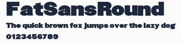 FatSansRound預覽圖