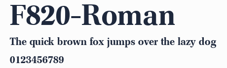 F820-Roman