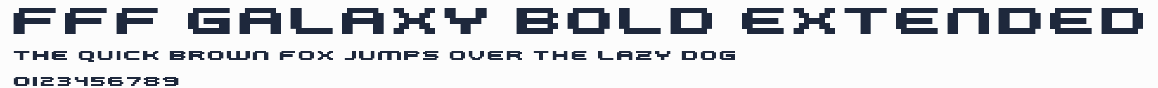 FFF Galaxy Bold Extended預覽圖