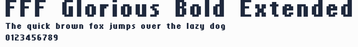 FFF Glorious Bold Extended預覽圖