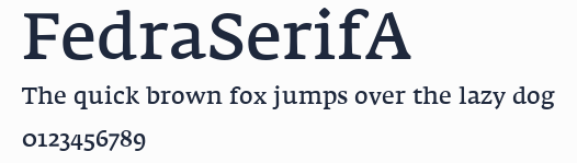 FedraSerifA