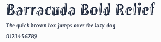 Barracuda Bold Relief預覽圖