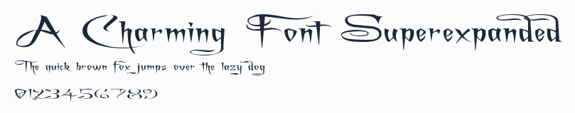 A Charming Font Superexpanded預覽圖