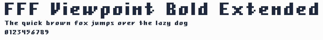 FFF Viewpoint Bold Extended預覽圖