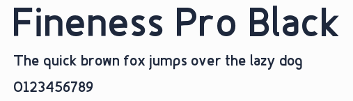 Fineness Pro Black預覽圖