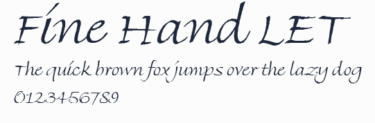 Fine Hand LET預覽圖