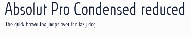 Absolut Pro Condensed reduced預覽圖