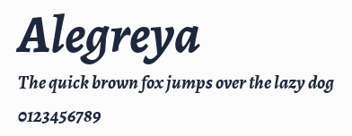 Alegreya預覽圖