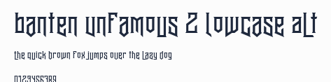 Banten Unfamous 2 Lowcase Alt預覽圖