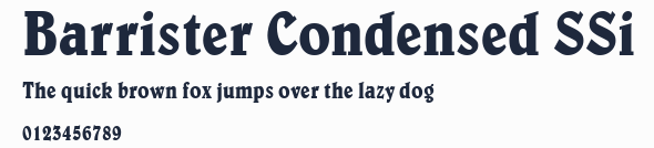 Barrister Condensed SSi預覽圖