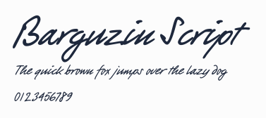 Barguzin Script預覽圖