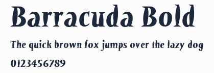Barracuda Bold預覽圖