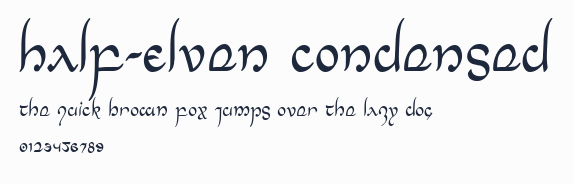 Half-Elven Condensed預覽圖