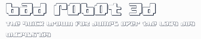 bad robot 3d預覽圖