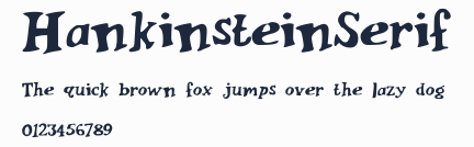 HankinsteinSerif預覽圖