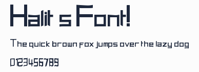 Halit's Font!預覽圖