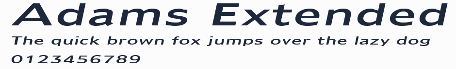 Adams Extended預覽圖