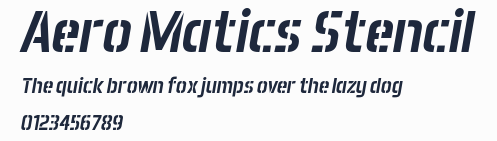 Aero Matics Stencil預覽圖