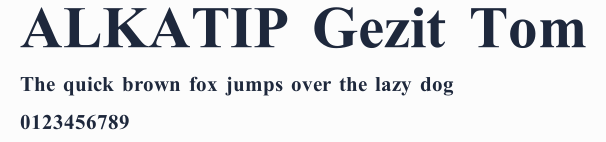 ALKATIP Gezit Tom預覽圖