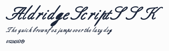 AldridgeScriptSSK預覽圖