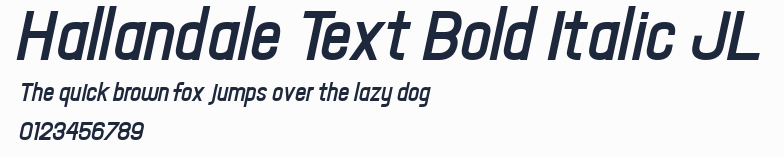 Hallandale Text Bold Italic JL預覽圖