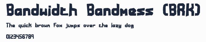 Bandwidth Bandmess (BRK)預覽圖