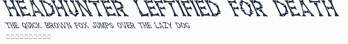Headhunter Leftified For Death預覽圖