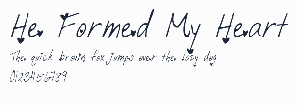 He Formed My Heart預覽圖