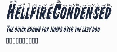 HellfireCondensed預覽圖