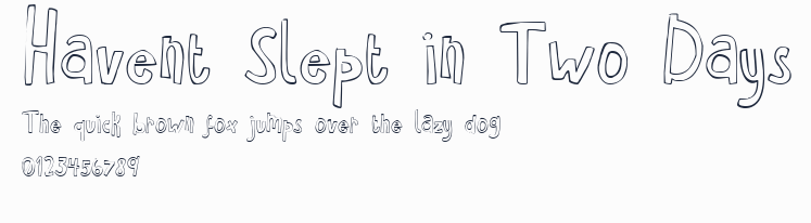Havent Slept in Two Days預覽圖