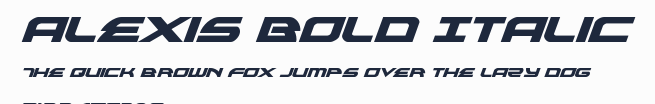 Alexis Bold Italic