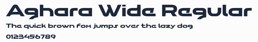 Aghara Wide Regular預覽圖