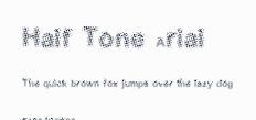 Half Tone Arial預覽圖